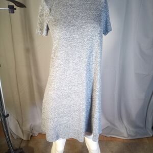 Old Navy Blue and White Sheath Midi Dress